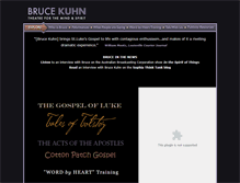 Tablet Screenshot of brucekuhn.com